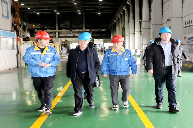 2024年 1月30日，浙江省經(jīng)信廳機(jī)關(guān)黨委二級(jí)巡視員孫自強(qiáng)蒞臨景興紙業(yè)開(kāi)展歲末年初安全生產(chǎn)督導(dǎo)