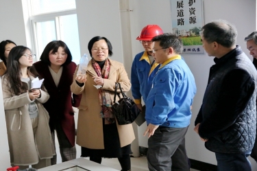 2019年3月8日，時任浙江省水利廳水資源管理處副調(diào)研員沈仁英蒞臨景興調(diào)研指導